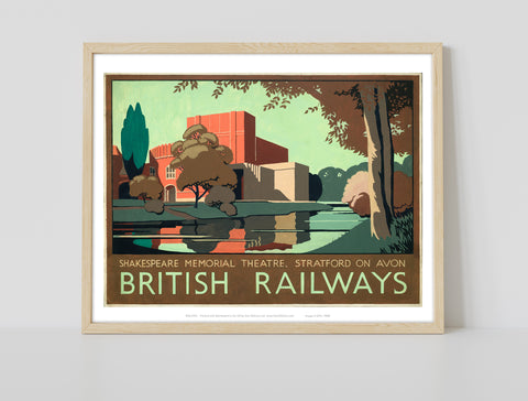 Shakespeare Memorial Theatre - Stratford-On-Avon Art Print