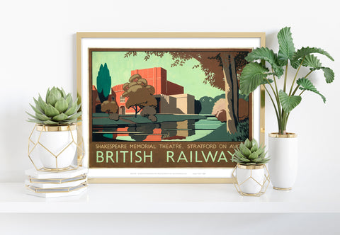 Shakespeare Memorial Theatre - Stratford-On-Avon Art Print