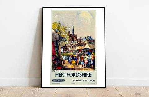 Hitchin, Hertfordshire - See Britain By Train - Art Print