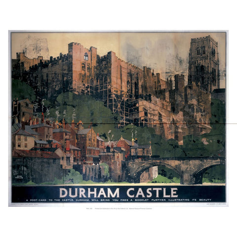 Durham castle 24" x 32" Matte Mounted Print