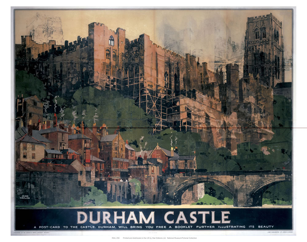 Durham castle 24" x 32" Matte Mounted Print