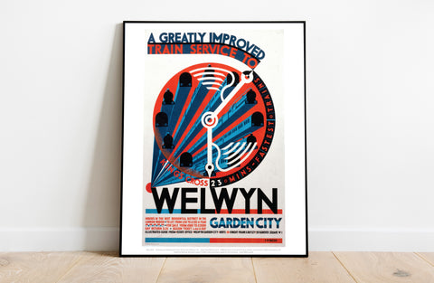 Train Service To Welwyn, Garden City - Premium Art Print