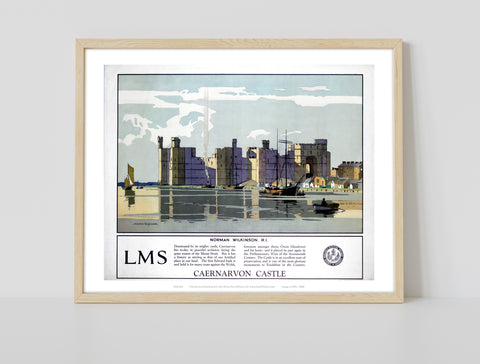 Caernarvon Castle - 11X14inch Premium Art Print
