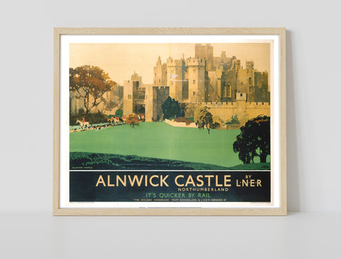 Alnwick Castle, Northumberland - 11X14inch Premium Art Print