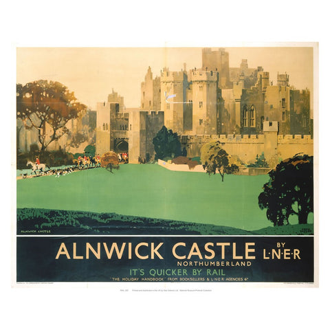 Alnwick castle 24" x 32" Matte Mounted Print