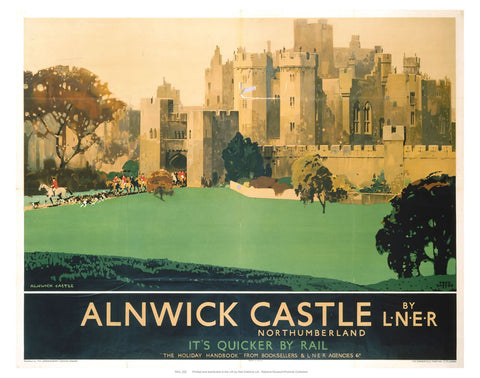 Alnwick castle 24" x 32" Matte Mounted Print