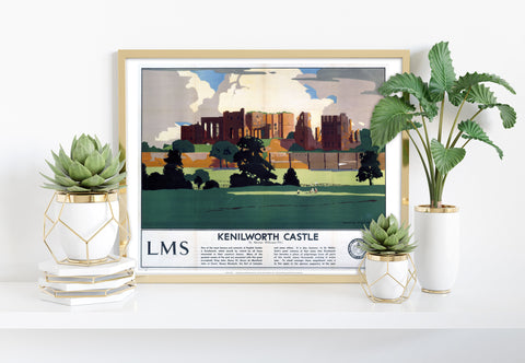 Kenilworth Castle - 11X14inch Premium Art Print