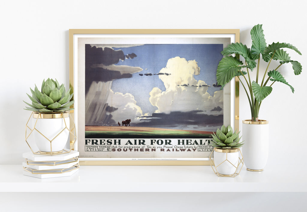 Fresh Air For Health - 11X14inch Premium Art Print