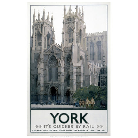 York 24" x 32" Matte Mounted Print