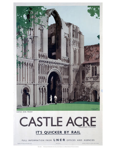 Castle acre 24" x 32" Matte Mounted Print