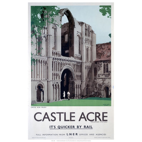 Castle acre 24" x 32" Matte Mounted Print