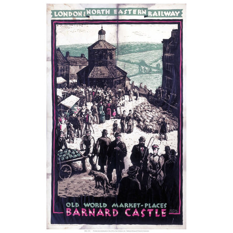 Barnard castle 24" x 32" Matte Mounted Print