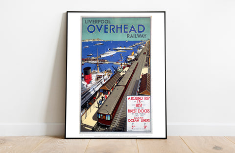 Liverpool Overhead Railway - 11X14inch Premium Art Print