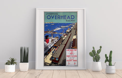 Liverpool Overhead Railway - 11X14inch Premium Art Print