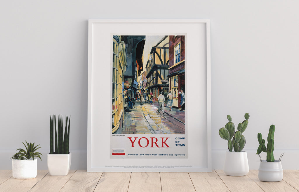 York, Come By Train - 11X14inch Premium Art Print