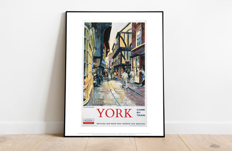 York, Come By Train - 11X14inch Premium Art Print