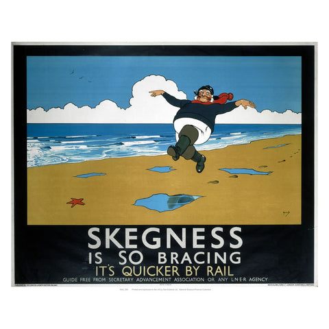 Skegness is so bracing 2 24" x 32" Matte Mounted Print