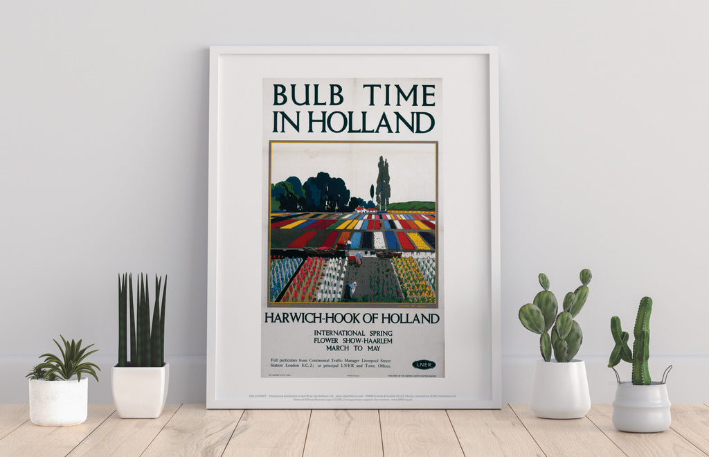 Bulb Time In Holland, Harwich-Hook - Premium Art Print