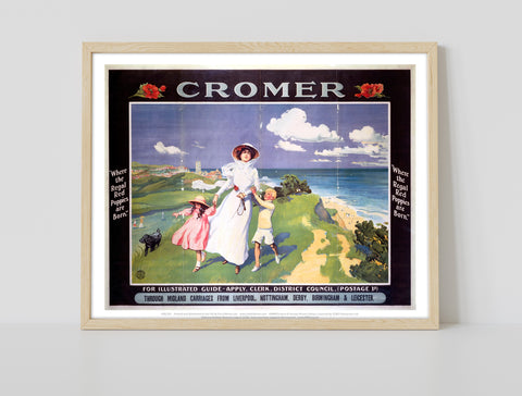 Cromer - Where The Red Poppies Are Born - Premium Art Print