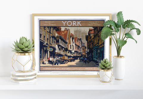 York, Walled City Of Great Antiquity - Premium Art Print
