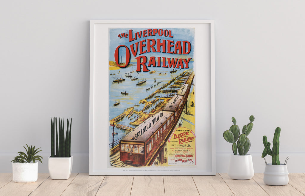 The Liverpool Overhead Railway - 11X14inch Premium Art Print
