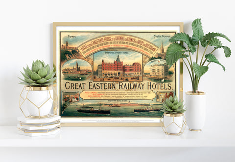 Great Eastern Railway Hotels - 11X14inch Premium Art Print