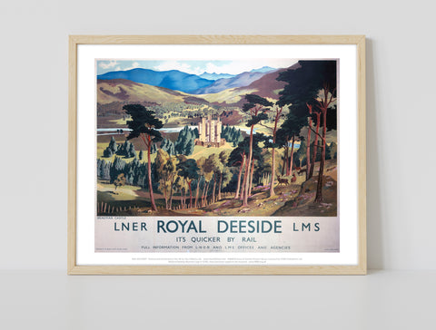 Royal Deeside Lner Lms Braemar Castle - Premium Art Print