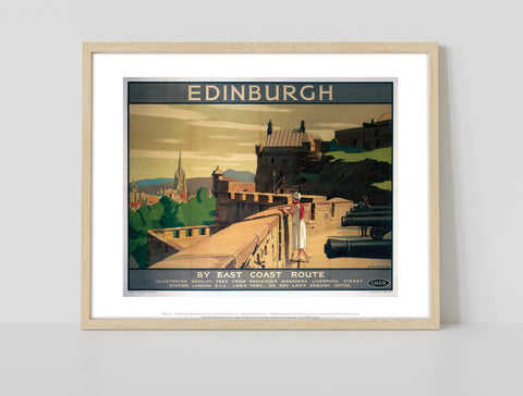 Edinburgh Battlements - 11X14inch Premium Art Print