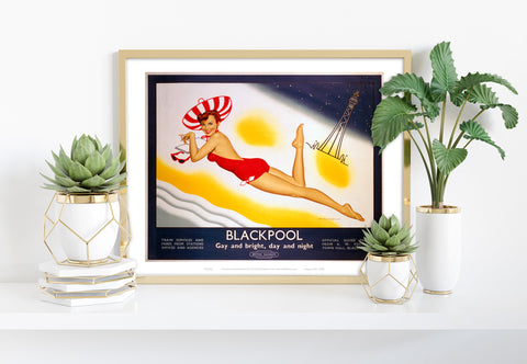 Blackpool, Gay And Bright - 11X14inch Premium Art Print