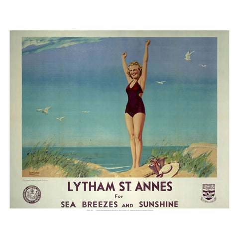 Lytham St Annes 24" x 32" Matte Mounted Print