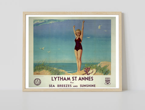 Lytham St Annes For Sea Breezes - 11X14inch Premium Art Print