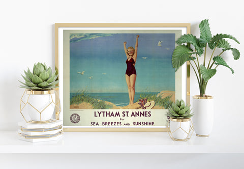 Lytham St Annes For Sea Breezes - 11X14inch Premium Art Print