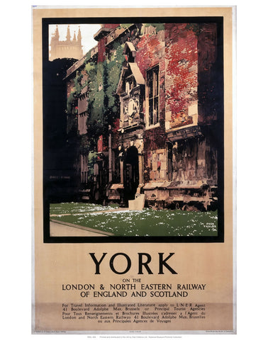 York building 24" x 32" Matte Mounted Print