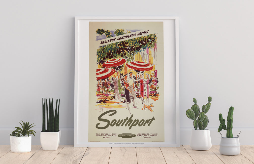 Southport - England's Continental Resort - 11X14inch Premium Art Print