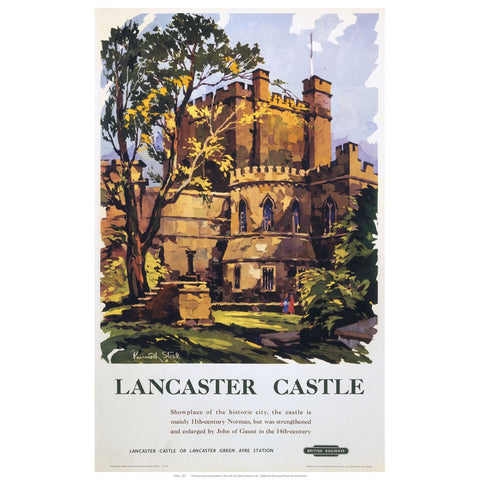 Lancaster Castle 24" x 32" Matte Mounted Print