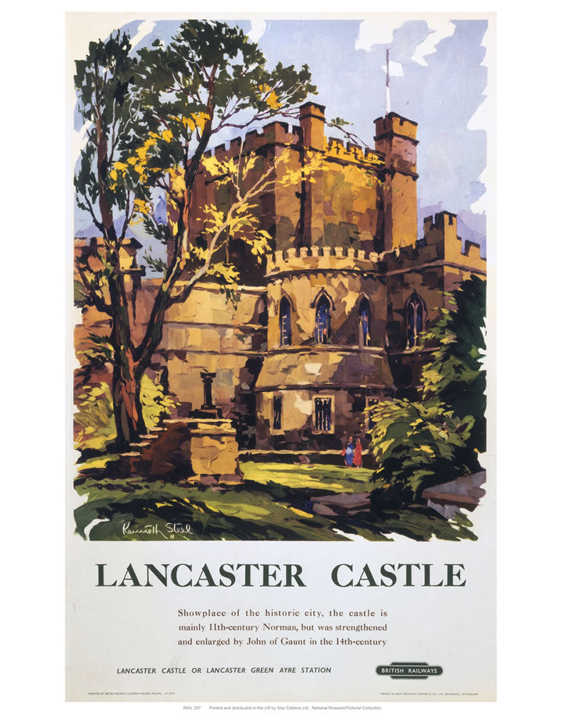 Lancaster Castle 24" x 32" Matte Mounted Print