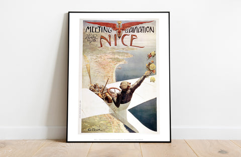 Meeting D'Aviation, Nice - 11X14inch Premium Art Print