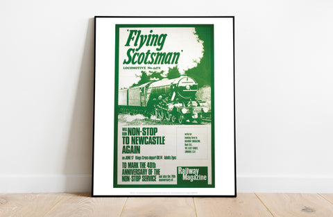 Flying Scotsman Locomotive - 11X14inch Premium Art Print