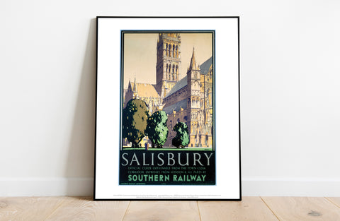 Salisbury Cathedral - 11X14inch Premium Art Print