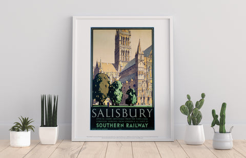 Salisbury Cathedral - 11X14inch Premium Art Print