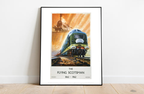 Flying Scotsman - Train In Air - 11X14inch Premium Art Print