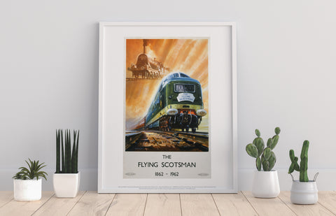 Flying Scotsman - Train In Air - 11X14inch Premium Art Print