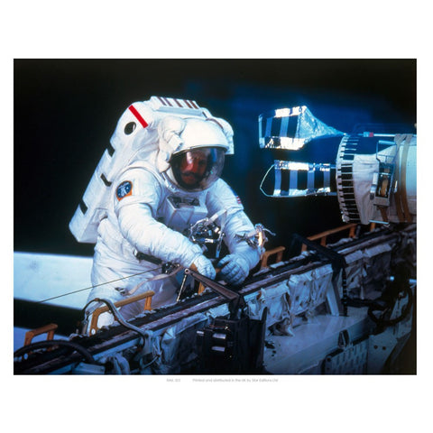 Spaceman 24" x 32" Matte Mounted Print