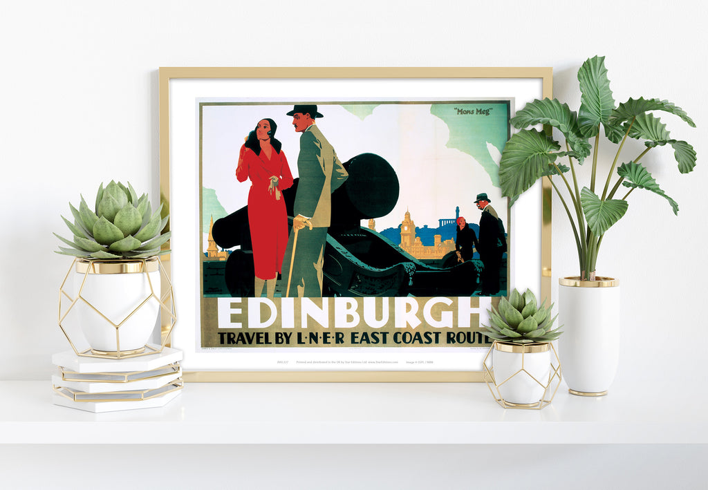 Edinburgh Couple By Cannon - 11X14inch Premium Art Print