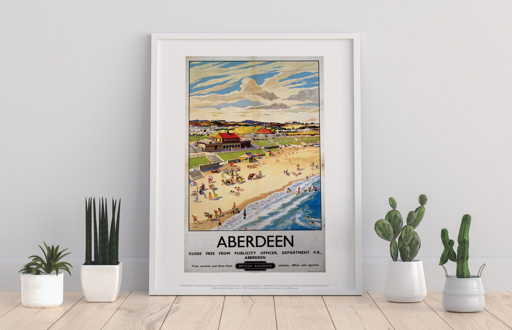 Aberdeen, Scotland - 11X14inch Premium Art Print