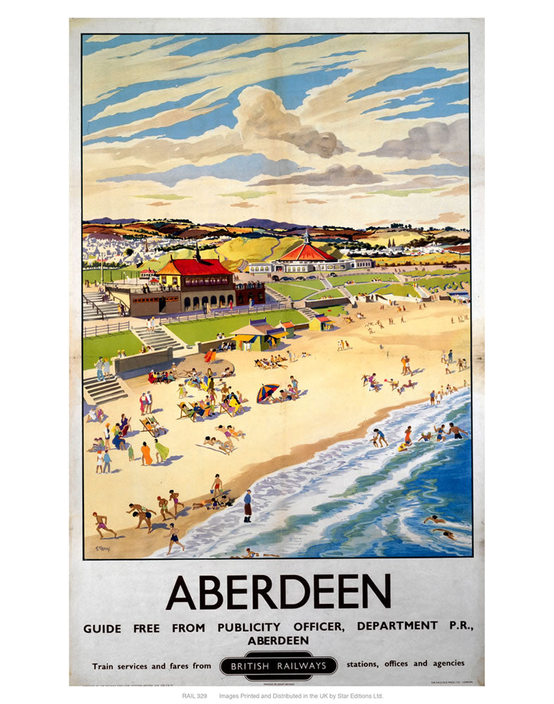 Aberdeen 24" x 32" Matte Mounted Print