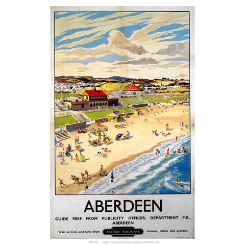 Aberdeen 24" x 32" Matte Mounted Print