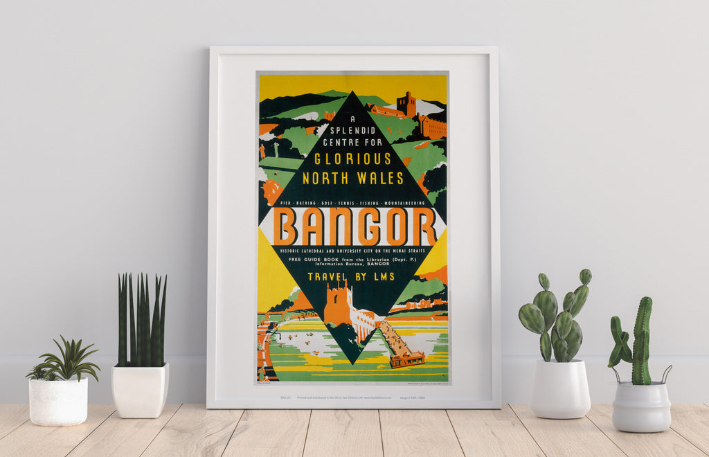 Bangor, Glorious North Wales - 11X14inch Premium Art Print