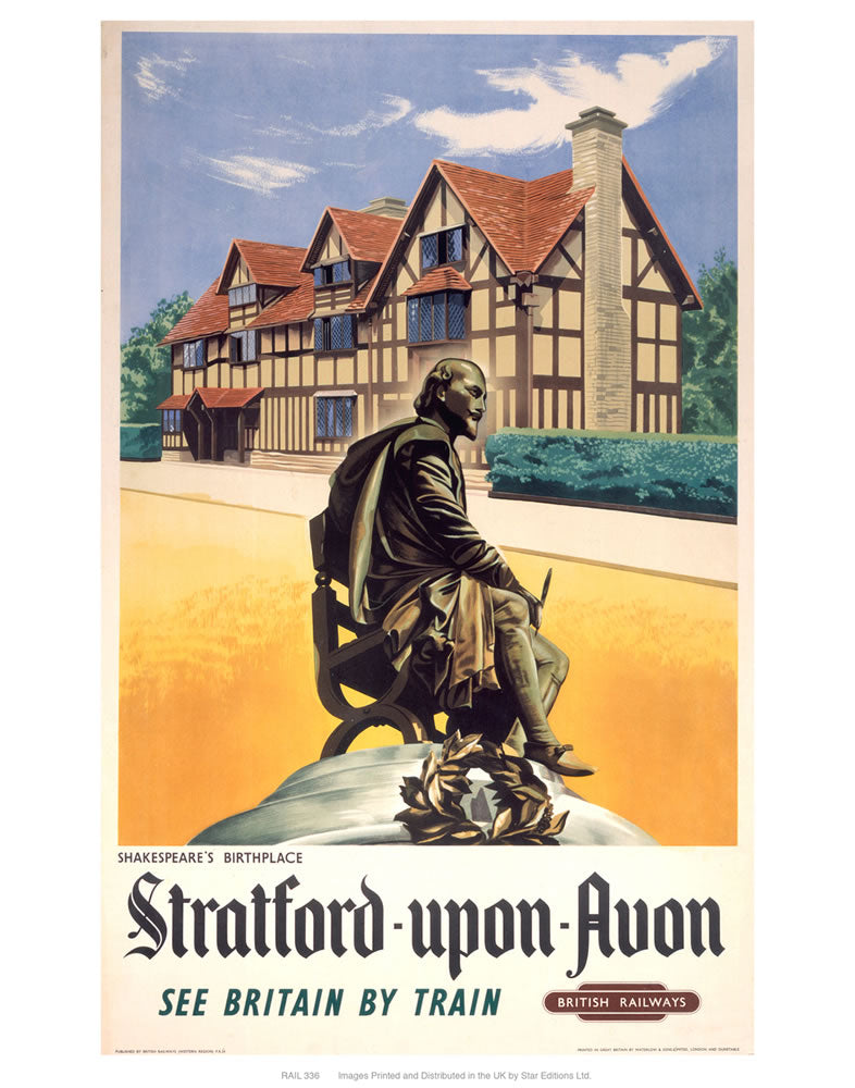 Stratford upon Avon 24" x 32" Matte Mounted Print