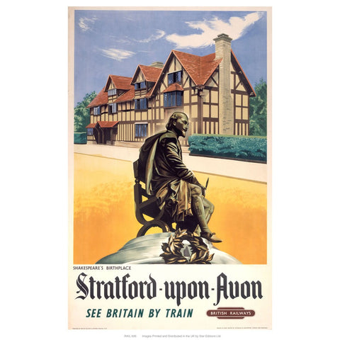 Stratford upon Avon 24" x 32" Matte Mounted Print